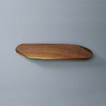 Magnetisches Messerbrett KNIFE MAGNET aus Nussbaumholz - Länge: 40 cm  Messerbrett aus Holz KNIFE MAGNET von Noyer