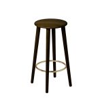 Thekenhocker THE SOCIALITE COUNTER STOOL von UMAGE aus Holz in Eiche, dunkel gebeizt Thekenhocker aus Holz in Eiche dunkel THE SOCIALITE COUNTER STOOL von UMAGE