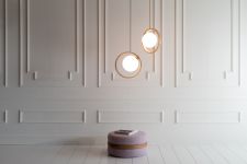 Stilvolle Pendelleuchte LOER PENDANT im modernen Materialmix aus Holz und Glas von Tom Raffield  Pendelleuchte aus Holz und Glas - Loer Pendant von Tom Raffield