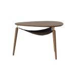 Moderner Couchtisch HANG OUT COFFEE TABLE von UMAGE in Eiche, dunkel gebeizt mit Verbindungselementen aus Messing Design Couchtisch in Eiche dunkel - Hang Out Coffee Table von Umage