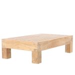 Garten Beistelltisch aus Teak KORFU von Jan Kurtz