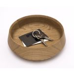 runde Holzdose mit Deckel in Eiche - VIP von shibui