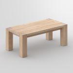 Couchtisch Massivholz in Eiche gekalkt 120x60 TAURUS von vitamin design