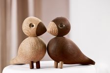 Vögel aus Holz - LOVEBIRDS von Kay Bojesen 