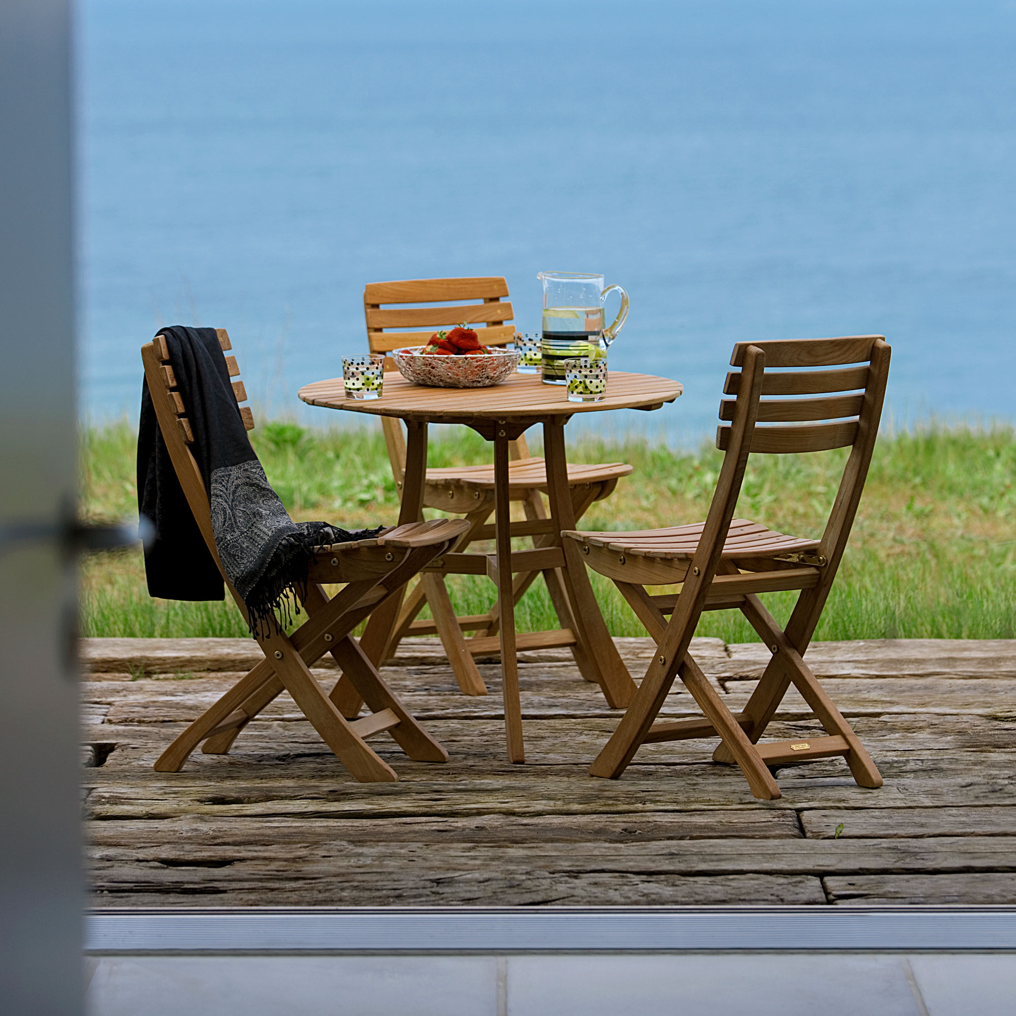 Kleine Garten Sitzgruppe VENDIA SET von Skagerak HolzDesignPur