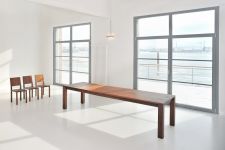 Massivholz Esszimmertisch amerikanischer Nussbaum geölt LIVING Vitamin Design