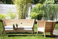 moderner Garten Lounge Tisch aus Teak - WILLIAM von Jan Kurtz Möbel