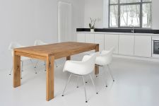 Der massive Ausziehtisch LUNGO von vitamin design in Eiche geölt Ausziehtisch massiv Holz modernes Design LUNGO von vitamin design