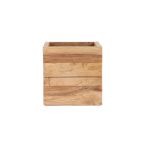 Der Blumenkasten MINI GARDEN CONTAINER in der kleinen, quadratischen Variante Blumenkasten aus Holz - MINI GARDEN CONTAINER von Jan Kurtz