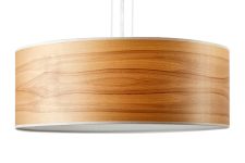 Esstisch Hängelampe in Kernbuche DISCUS von LeuchtNatur