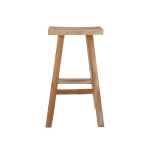 Massivholz Barhocker in 72cm - CURVE von Jan Kurtz