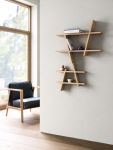 Wandregal aus Holz in Eiche A-SHELF von Andersen Furniture