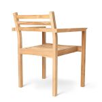 Hochwertiger Garten Armlehnstuhl AH502 Outdoor Dining Chair von Carl Hansen and Son