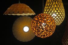 Pendelleuchte aus Bambus - FLORAL von David Trubridge