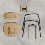 Stuhl im skandinavischen Design aus Holz und Metall Scala Chair von Ekta Living