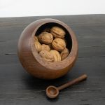 LOLEC von uccellino kleine Gewürzschale oder Salzschale inklusive Löffel aus Holz