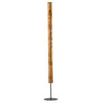 Moderne Stehlampe in Säulenform aus Holz in Pappel Maser GRACIA 186 cm von LeuchtNatur Stehlampe in Säulenform aus Holzfurnier in Pappel Maser GRACIA 186 cm von LeuchtNatur