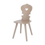 Holzstuhl in Buche taupe lackiert - VIENNA von Jan Kurtz