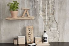 Serie kleiner Design Wandregale gefertigt aus Eiche - SHELF 1/2/3 von Andersen Furniture