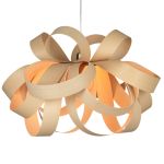 Hängeleuchte aus Holz in Esche von Tom Raffield - SKIPPER Large