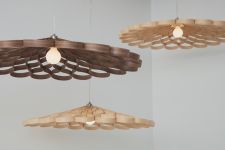 Moderne Pendelleuchten ARAME mit geometrischen Formen zur dekorativen Beleuchtung in Wohnbereichen Moderne Pendelleuchte geometrisch - ARAME von Tom Raffield