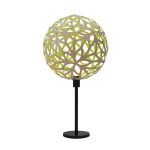 Design Nachttischlampe FLORAL von David Trubridge in Bambus natur / lime Design Nachttischlampe aus Bambus in natur / lime - FLORAL von David Trubridge