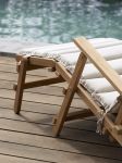 Auflage des Deck Chair aus Teakholz BM5565 Teak Deck Chair extended von Carl Hansen and Son