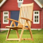 Klassischer Hochlehner Klappstuhl ALEXIA von Traditional Teak für Garten und Terrasse ALEXIA von Traditional Teak Hochlehner Klappstuhl