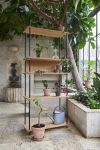Modulares Regalsystem SHELVING SYSTEM (Tall / Single) aus Holz in Eiche natur und schwarzem Metall von Moebe modulares Regalsystem skandinavisches Design - SHELVING SYSTEM von Moebe