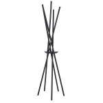 moderner Designer Kleiderständer aus Holz in schwarz - WALK von Jan Kurtz Möbel