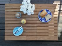 Teakholz Klapptisch für Balkon, Garten und Terrasse mit 100 x70 cm - SAMOA von Jan Kurtz