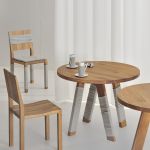 Massivholztisch rund in Eiche geölt ZIRKEL von vitamin design