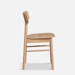 Designer Esstischstuhl in Eiche weiß pigmentiert SOMA Dining Chair von WOUD