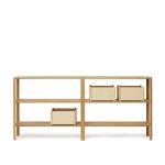 Offenes Regal aus Holz in 2x3 - LEAF SHELF von Form and Refine