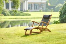 komfortabler Teakholz Deckchair im modernen Design - KATE DECKCHAIR von Traditional Teak