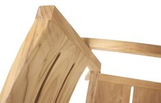 Rückenlehne von Stapelstuhl aus Teak für Garten und Terrasse - GRACE von Traditional Teak
