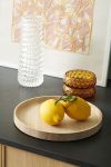 Das runde Design Tablett LUNA in Eiche natur von applicata eignet sich ideal zur Aufbewahrung von frischen Früchten rundes Design Tablett in Eiche natur - LUNA von applicata