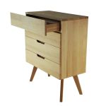 Massivholz Kommode mit Beinen 100 cm - DWELLER von Jan Kurtz 