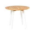 Gartentisch aus Teak & Aluminium in weiss - DIANA MOSAIC von Traditional Teak