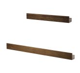 Magnetregal in Eiche geräuchert - MAGNET SHELF von by Wirth