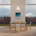 Moderner Esstisch LOCA aus geölter Eiche mit klaren Formen von vitamin design Design Esstisch in Eiche geölt - LOCA von vitamin design