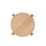 Draufsicht stapelbarer Holzhocker - PASSAGE STOOL von Audo Copenhagen