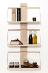 Das WOOD WALL SHELF ist ideal für die stilvolle Aufbewahrung von Küchenhelfern Von Andersen Furniture WOOD WALL SHELF - Holz Design Wandregal für die Küche
