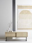 WOUD - VIRKA LOW TV Sideboard aus Holz im dänischen Design