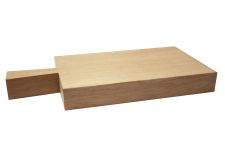 Dickes Holzbrett aus Eiche mit Griff von Raumgestalt  Holzbrett mit Griff - dickes Brett mit Griff von Raumgestalt