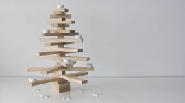 BauMsatz von Raumgestalt: alternativer Deko-Weihnachtsbaum aus Holz 