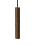 LED Pendelspot Leuchte aus Holz in Eiche dunkel - CHIMES LAMP von UMAGE