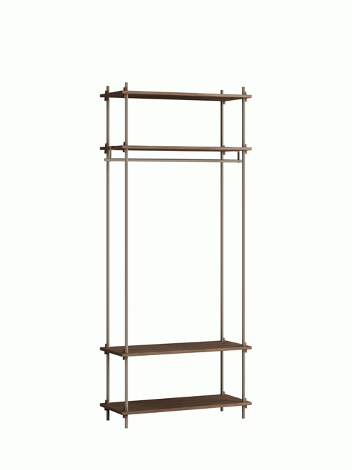 Regalsystem SHELVING SYSTEM von MOEBE als Garderobe