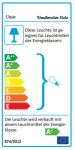 Energie-Effizienz-Etikett uniic Wandleuchte Holz