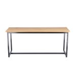 Sitzbank aus Alu und Teak für Balkon & Terrasse - TIME von Jan Kurtz